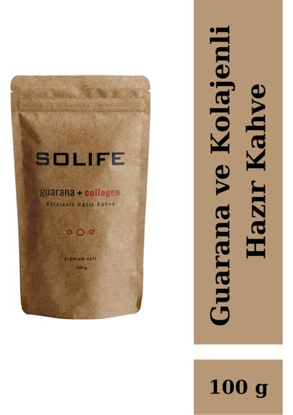 Guarana ve Kolajenli Hazır Kahve Premium Soft 100 G