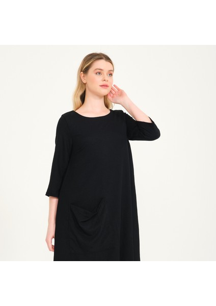 Yazlık Günlük Tasarım Kadın Elbise BT263SIYAHA1 fırsatları