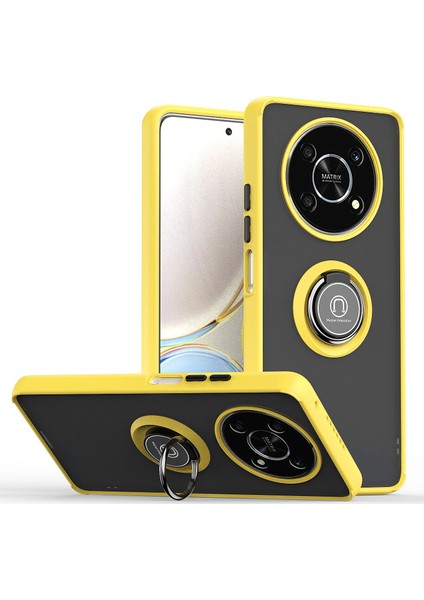 Honor X9A Için Telefon Kılıfı [düşmeye Karşı Koruma] Araba Manyetik Halka Tutuculu (Yurt Dışından)
