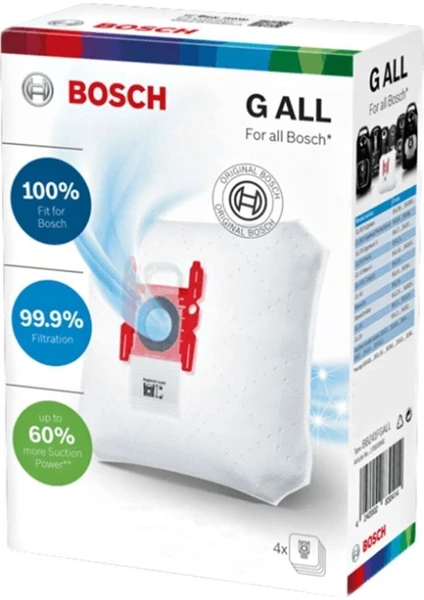 Bosch BGL8SIL59D In'genius Prosilence 59 Toz Torbası