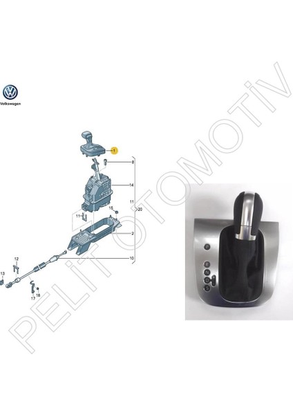 Jetta Otomatik Vites Topuzu Dsg 5C7713203D modelleri