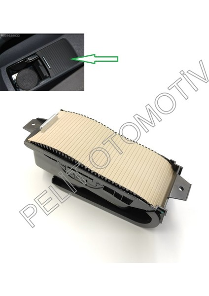 Jetta (2006-2010) Orta Konsol Sürgülü Bardaklık 1K0862531A Bej