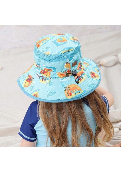 Erkek ve Kız Çocuk Plaj Açık Güneş Şapkası (Yurt Dışından)
