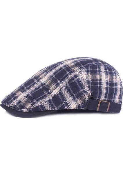 Ekose Kumaş Ördek Dil Kapağı Edebi Bere Ileri Şapka (Yurt Dışından) fiyatları