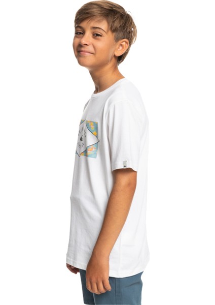 Circled Line Erkek Çocuk T-shirt EQBZT04590 fırsatları