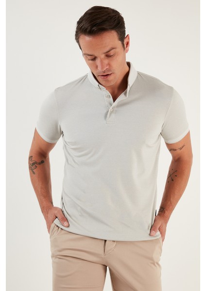 Pamuklu Slim Fit Polo T Shirt Erkek Polo T Shirt 646R1000 fırsatları
