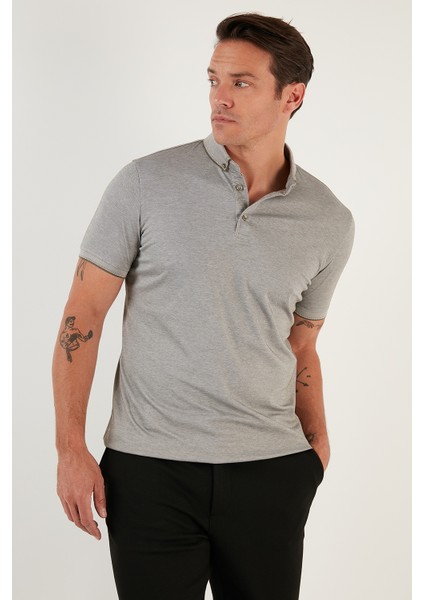 Pamuklu Slim Fit Polo T Shirt Erkek Polo T Shirt 646R1000 fırsatları