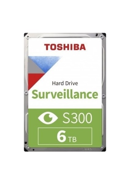 6 Tb Toshiba S300 5400RPM 256MB Sata (HDWT860UZSVA) 7/24 Güvenlik Diski