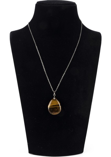 Kaplangözü Kahverengi Doğal Taş Kolye fiyatları