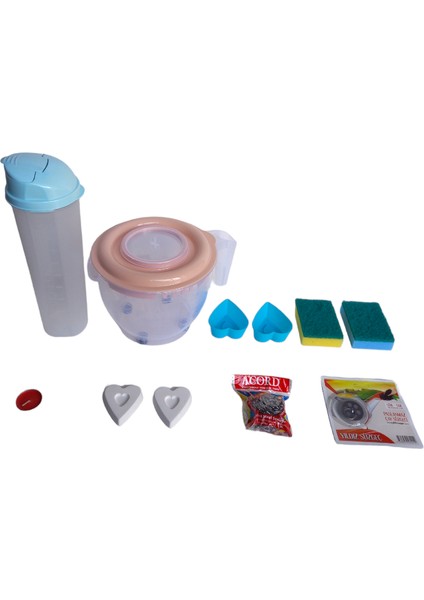 Mutfak Seti Mikser Ölçü Kabı Yağlık 11 Parçalı Set