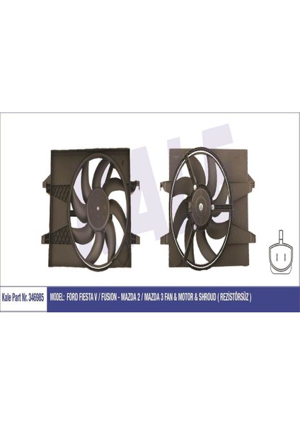 346985-FAN Motoru Davlumbazlı Fıesta V--Mazda 2-Mazda 3 fiyatları