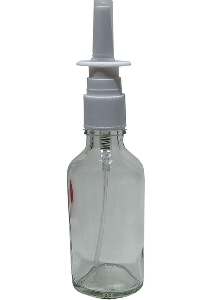 2 Adet 50 ml Burun Sprey Boş Cam Şişe