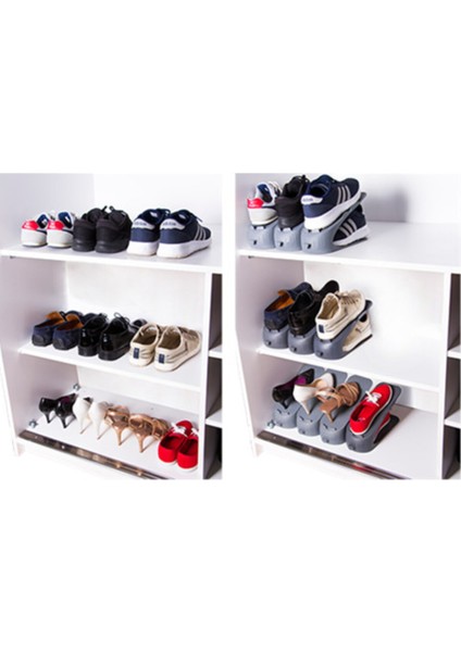 6 Adet Bay-Bayan-Unisex-Ayakkabı-Rampası-Shoe-Ramp