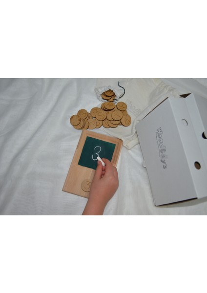 Woodtoy's Montessori Ahşap Harf Matı