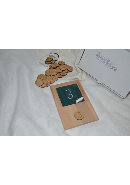Woodtoy's Montessori Ahşap Harf Matı fırsatları