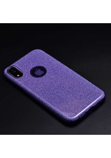 Apple iPhone Xr 6.1 Kılıf Renkli Parıltılı Simli Işıltılı Silikon Kapak (Shining)