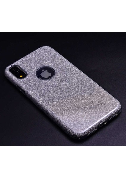 Apple iPhone Xr 6.1 Kılıf Renkli Parıltılı Simli Işıltılı Silikon Kapak (Shining)