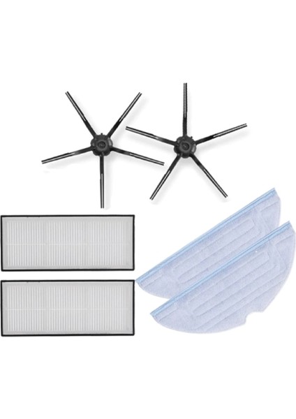 S7 S7 Max T7 T7S Uyumlu 6 Lı Set-Siyah