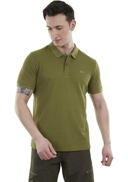 Edge Erkek Polo T-Shirt Haki