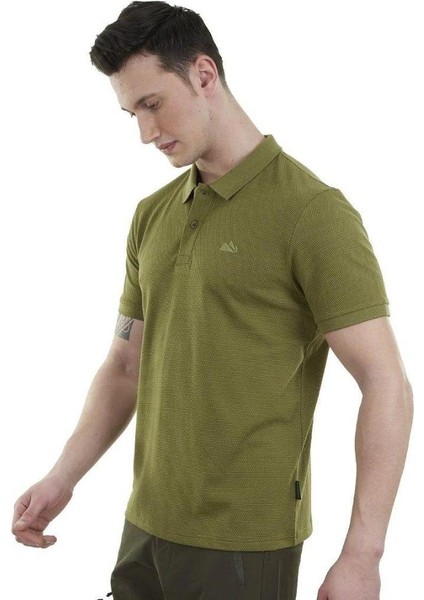 Edge Erkek Polo T-Shirt Haki