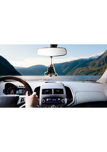 Olaysız Dağıldım Tasarımlı Ahşap Oto Dikiz Ayna Süsü fiyatları