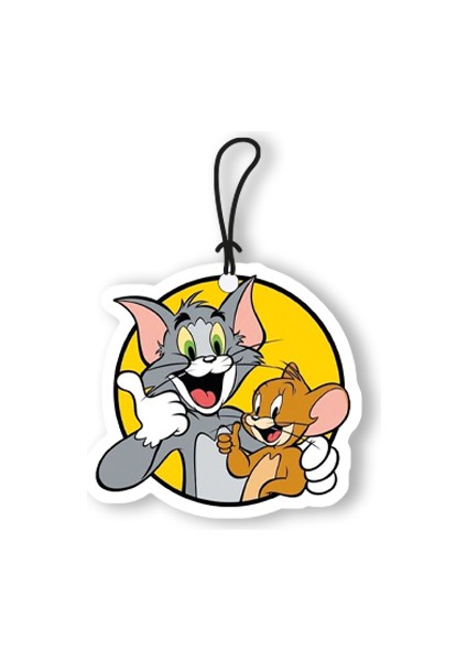 Tom ve Jeery Ahşap Oto Dikiz Ayna Süsü