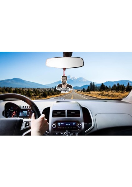 Hukuk Okumadık Tasarımlı Ahşap Oto Dikiz Ayna Süsü fiyatları