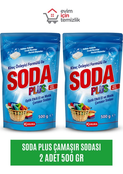 Çamaşır Sodası - Soda Plus 2'li Paket