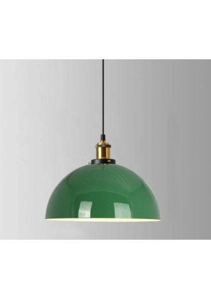 Modern Yesil Sarkit. Avize Banker Yesil Avize Vintage 30CM