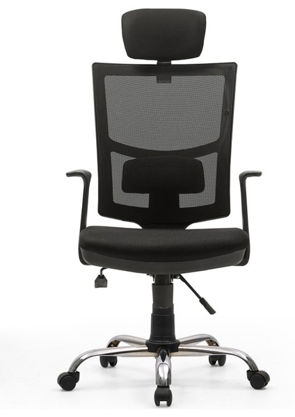 Forza Bilgisayar - Ofis - Müdür - Büro - Çalışma Koltuğu Siyah Renk Krom Ayaklı fiyatları