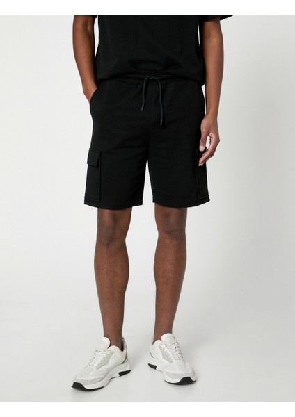 Kargo Şort Cep Detaylı Beli Bağcıklı Dar Kesim modelleri