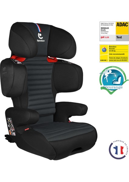 Renofix Softness Isofix 15-36 kg Oto Koltuğu Siyah