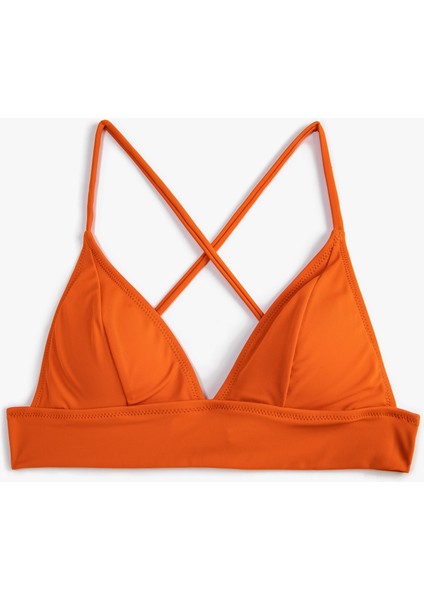 Bikini Üstü Bralet Çapraz Askılı Kaplı