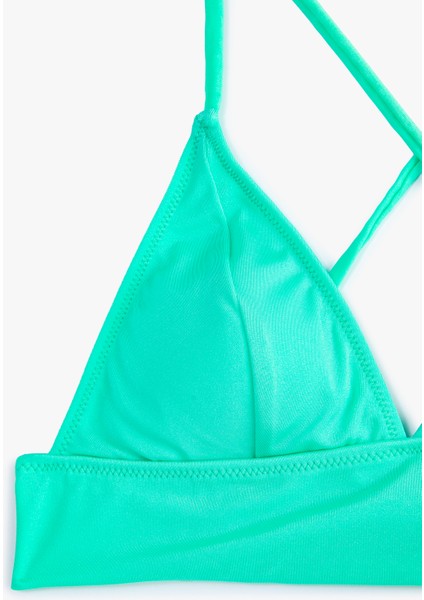 Bikini Üstü Bralet Çapraz Askılı Kaplı