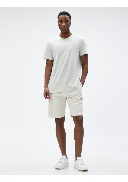 Kargo Cepli Şort Pamuklu Beli Bağcıklı fiyatları