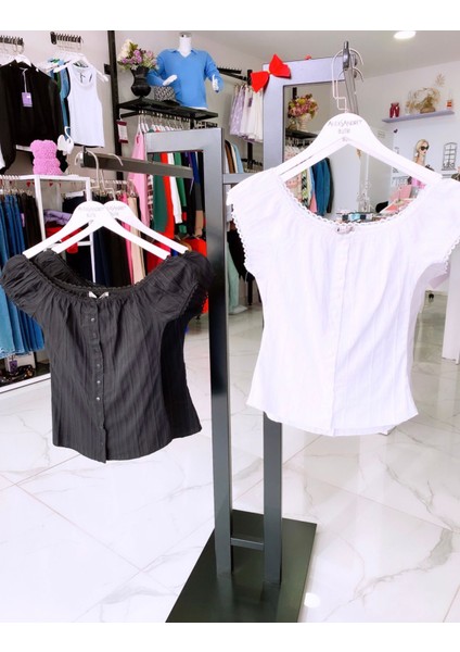 Vintage Girl Beyaz Crop Gömlek fiyatları