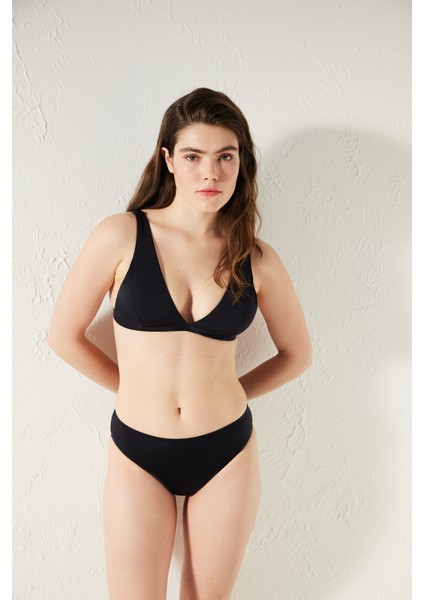 Siyah Basic Cover Bikini Altı