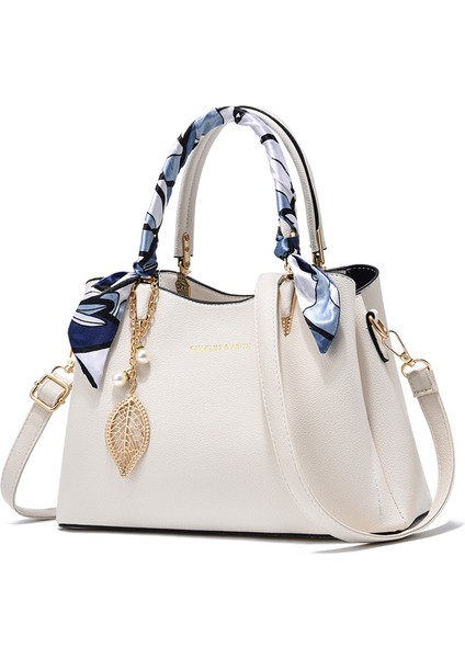 Kadın Çantası 2023 Yeni Yaz Eğik Omuz Toto Çantası Ipek Havlu Çantası Atmosferik Taşınabilir Kadın Çantası Tek Omuz Moda Kadın Çantası (Yurt Dışından)