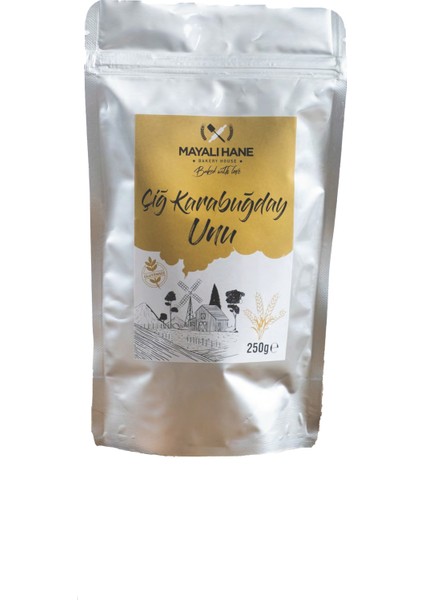 Mayalı Hane Glutensiz Çiğ Karabuğday Unu 250 gr