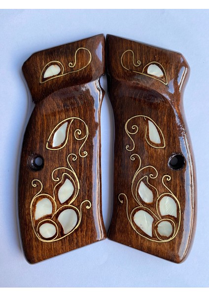 CZ75 Kabze Ceviz Ağacı Kabze Sedef Kabze Cz 75 Kabze Hi-Power CZ75 -0016