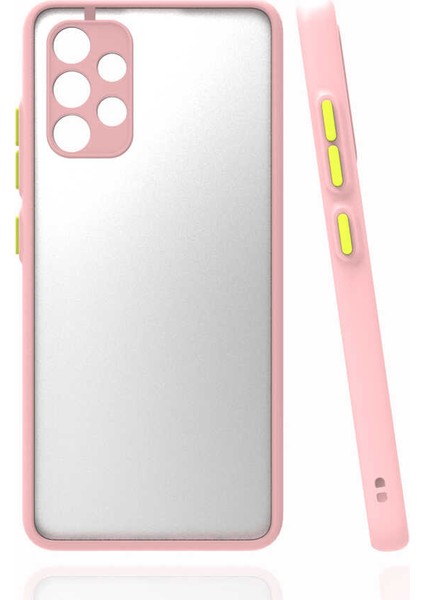 Samsung Galaxy A32 4g Kılıf Mat Parmak Izi Yapmaz Kamera Korumalı Renkli Tuşlu Sert Silikon Kapak (Hux) fiyatları