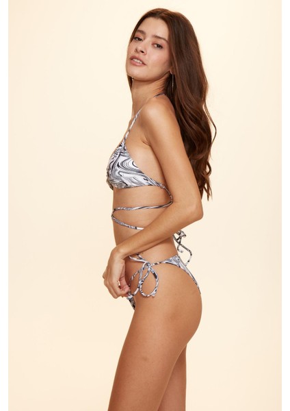 Marine Ipli Bikini Tek Alt Ebruli 229203-D