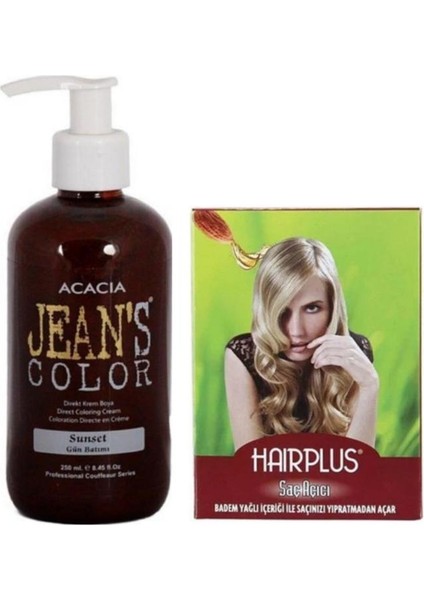 Saç Boyası Gün Batımı 250 ml ve Hairplus Saç Açıcı