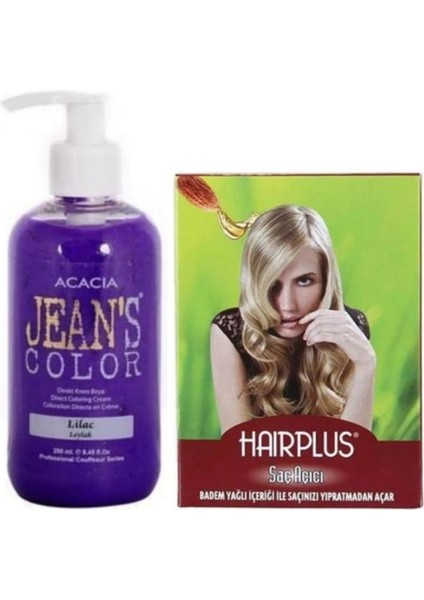 Saç Boyası Leylak 250 ml ve Hairplus Saç Açıcı 869900100648811