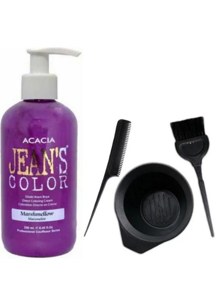 Saç Boyası Marşmelov 250 ml ve Fluweel Saç Boya Kabı Seti