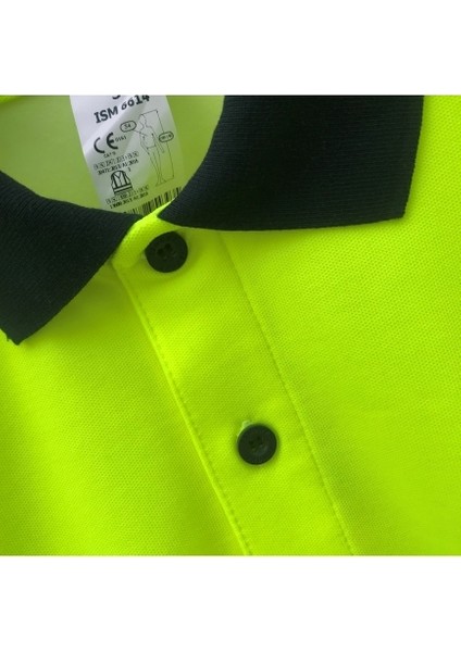 Reflektörlü Polo Yaka T-Shirt Interlok fiyatları