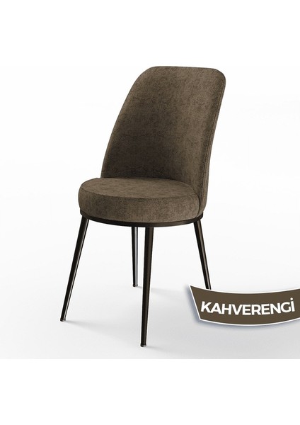 Concept Dexa Serisi Üst Kalite Mutfak Sandalyesi Metal Siyah Iskeletli 6 Adet Sandalye fiyatları