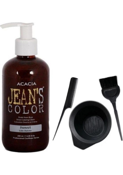 Saç Boyası Gün Batımı 250 ml ve Fluweel Saç Boya Kabı Seti