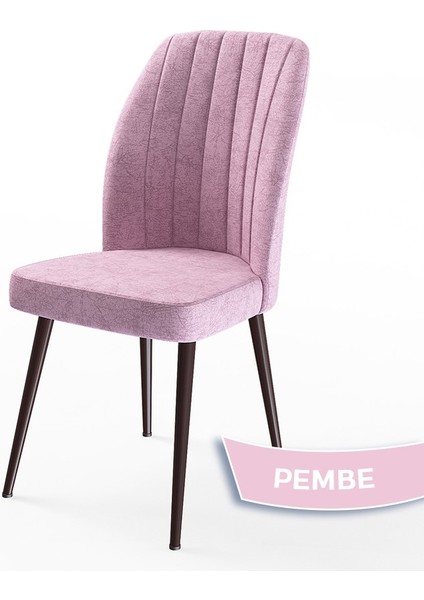 Concept Platinum Serisi Üst Kalite Mutfak Sandalyesi Metal Kahverengi Iskeletli 4 Adet Sandalye fiyatları