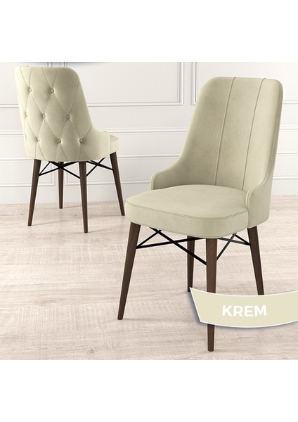 Concept Araz Serisi Babyface Ithal Kumaş Sandalye Ceviz Gürgen Ayaklı 4 Adet Sandalye fiyatları